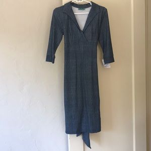 NWT Eva Franco Denim shirt dress